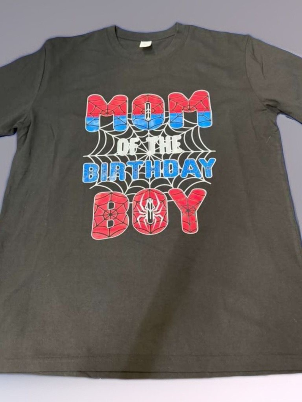 Mom of the Birthday Boy Graphic Tee - Black